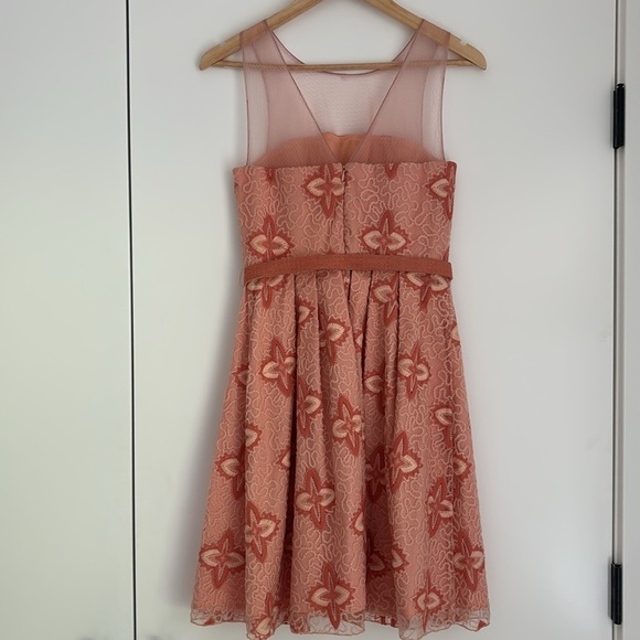 Anthropologie Eva Franco Peach Blossom Dress - Picture 3 of 13